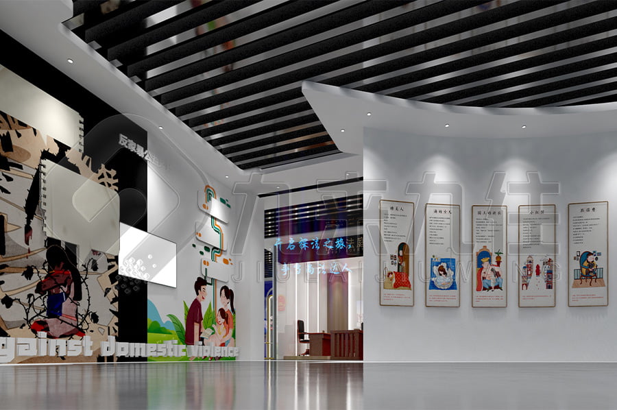 法制教育基地建設(shè)，法制教育展廳產(chǎn)品，法院法制教育展廳平面設(shè)計