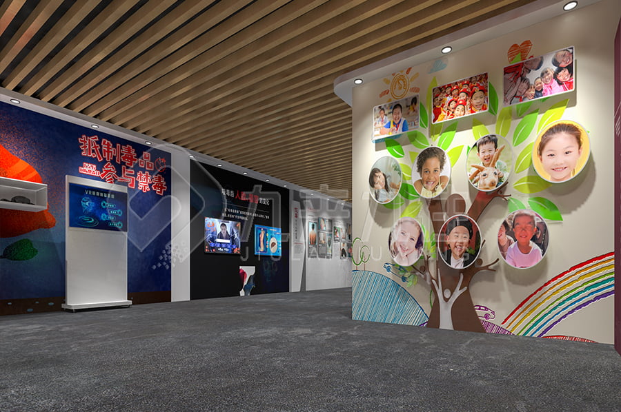 毒品預防基地建設，智慧禁毒展廳裝修公司，禁毒基地方案公司