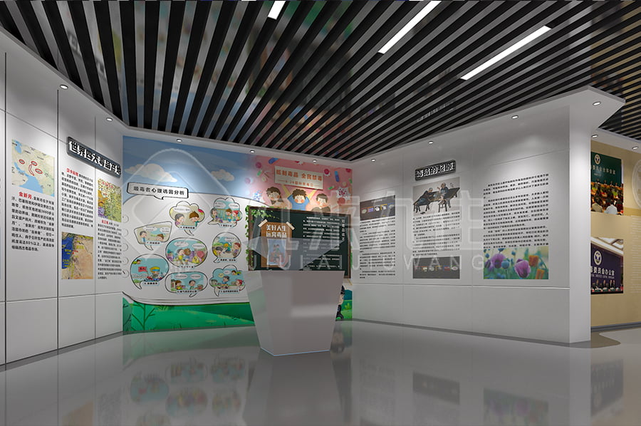 毒品預(yù)防教育基地，未成年禁毒教育展廳，禁毒展館，實(shí)施方案