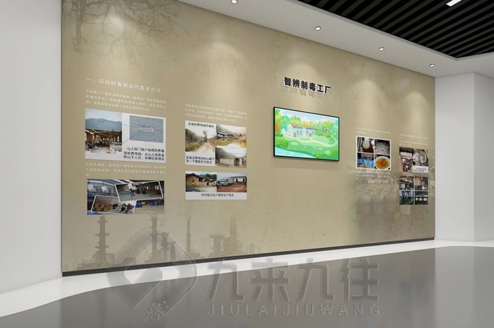 毒品預(yù)防教育基地, 互動(dòng)多媒體展廳, 展廳設(shè)計(jì)方案, 智慧禁毒教育, 創(chuàng)新展示技術(shù)