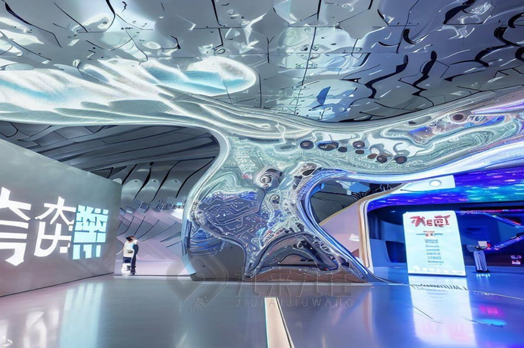 東營展示設計空間，展示設計空間布局設計，展廳設計效果圖