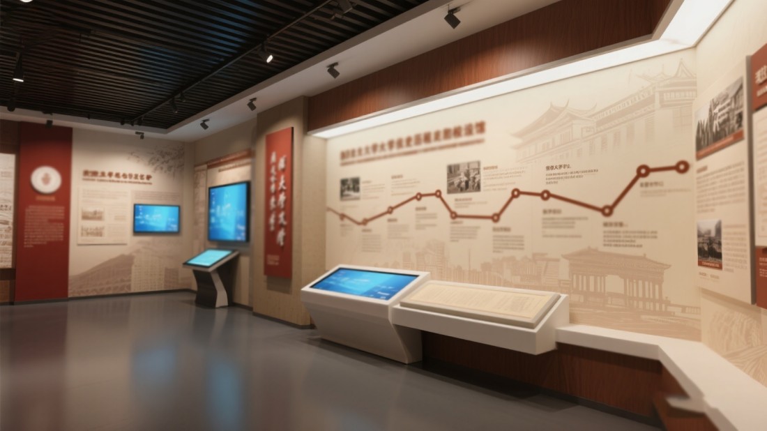 校園文化展廳，學校展館