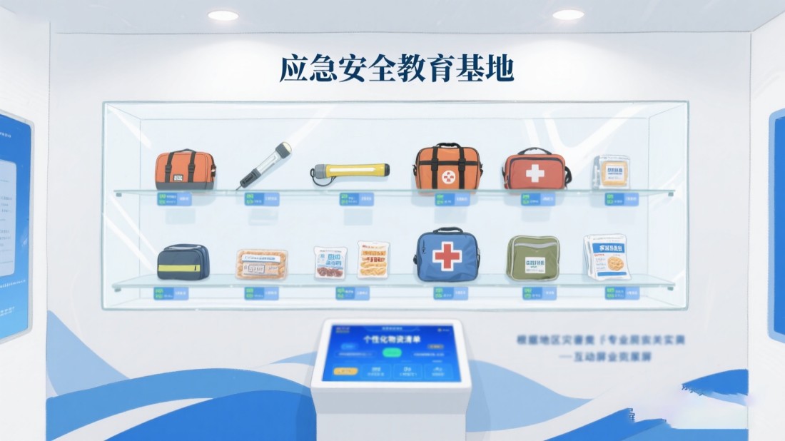 AI應急安全科普館效果圖